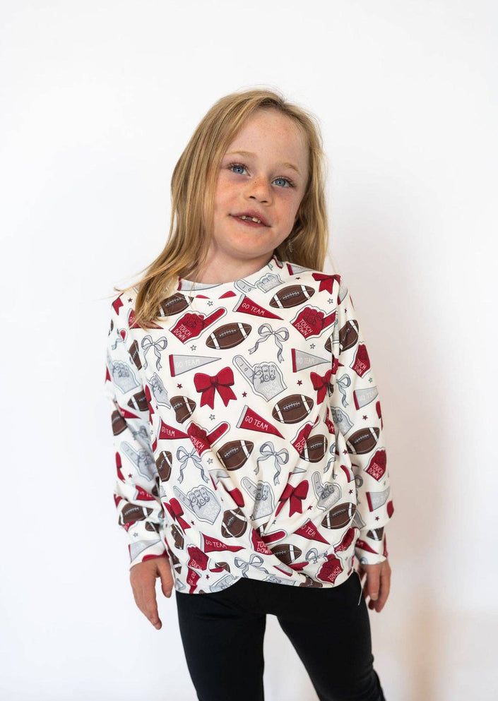 Girl's Game Day Athletic Top