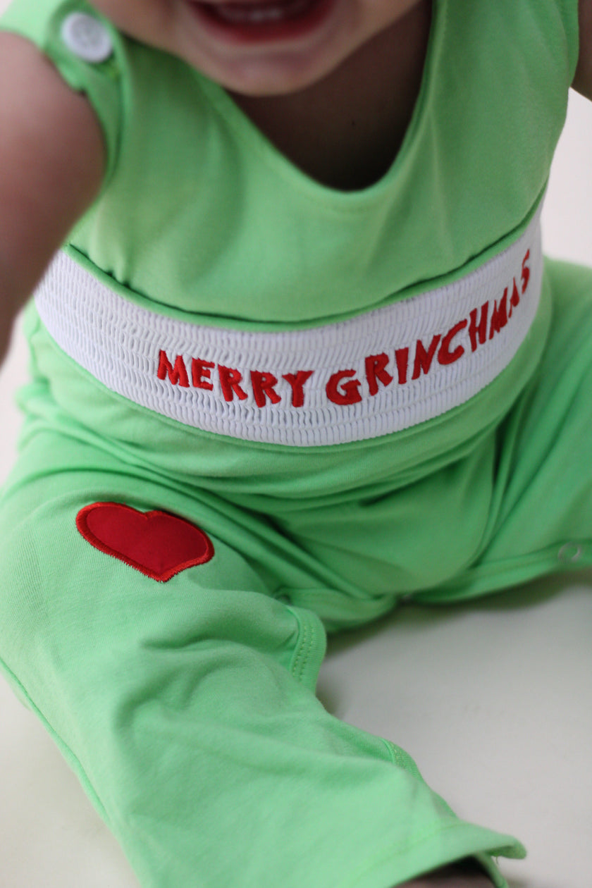 Merry Smocked Romper