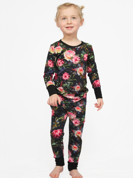 Gothic Floral Toddler Set