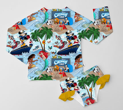 Island Hoppin Swim Girl Set PRESALE EST MAY