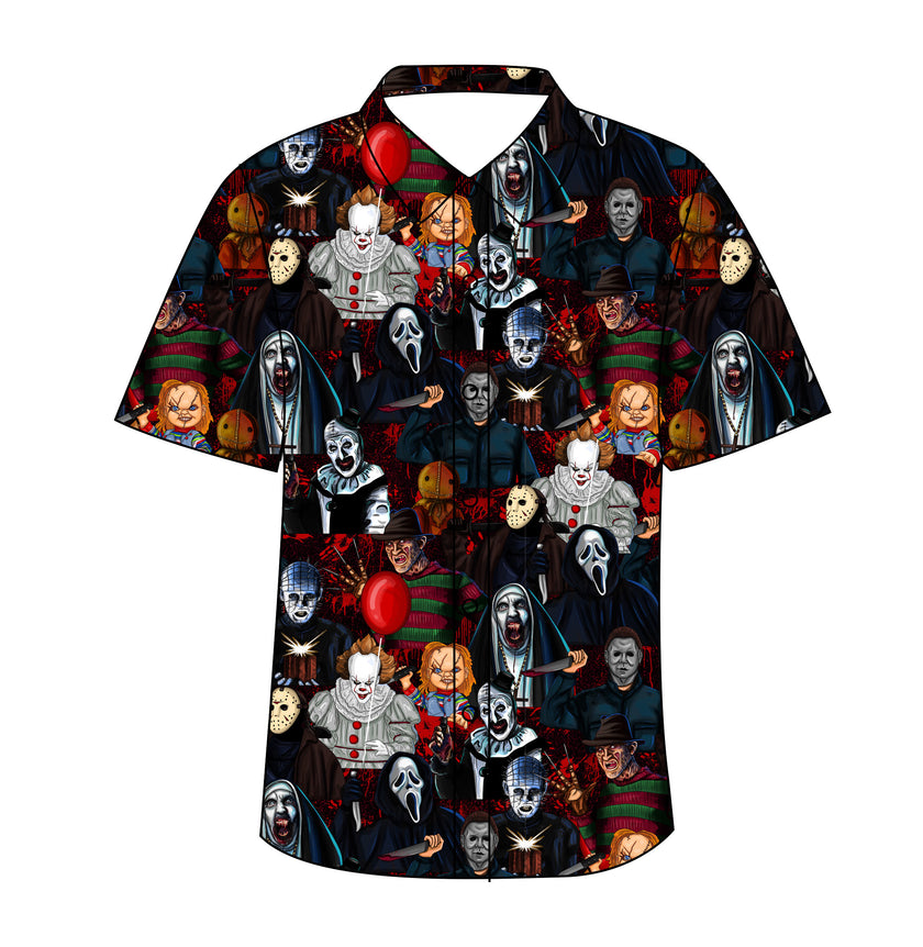 Nightmare Hollow Adult Button Up Shirt