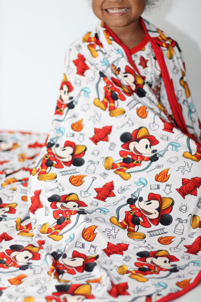 Fire Mouse Bamboo Snuggle Beam Blanket