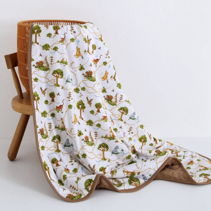 Oh Bother, It's Bedtime Toddler Quilted Blanket