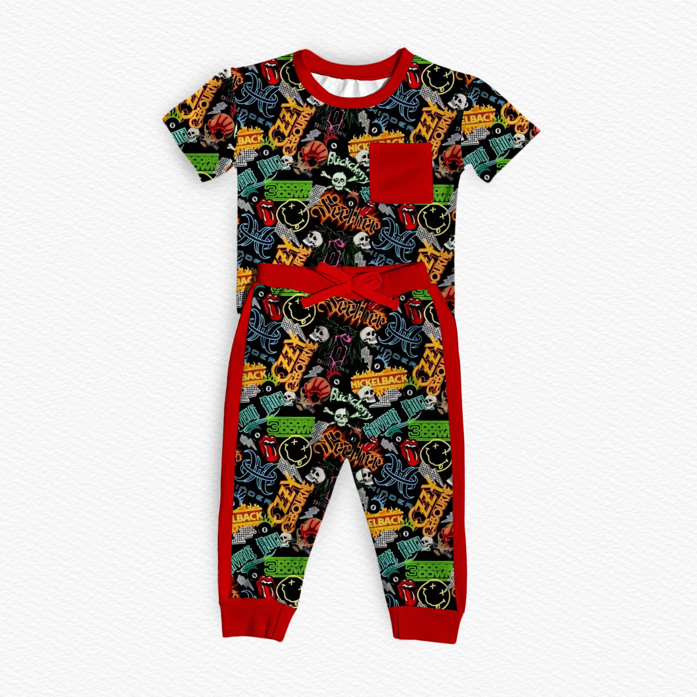 Rock French Terry Bamboo Daywear Set PREORDER EST NOVEMBER