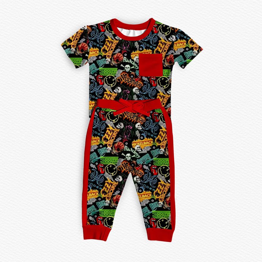 Rock French Terry Bamboo Daywear Set PREORDER EST NOVEMBER