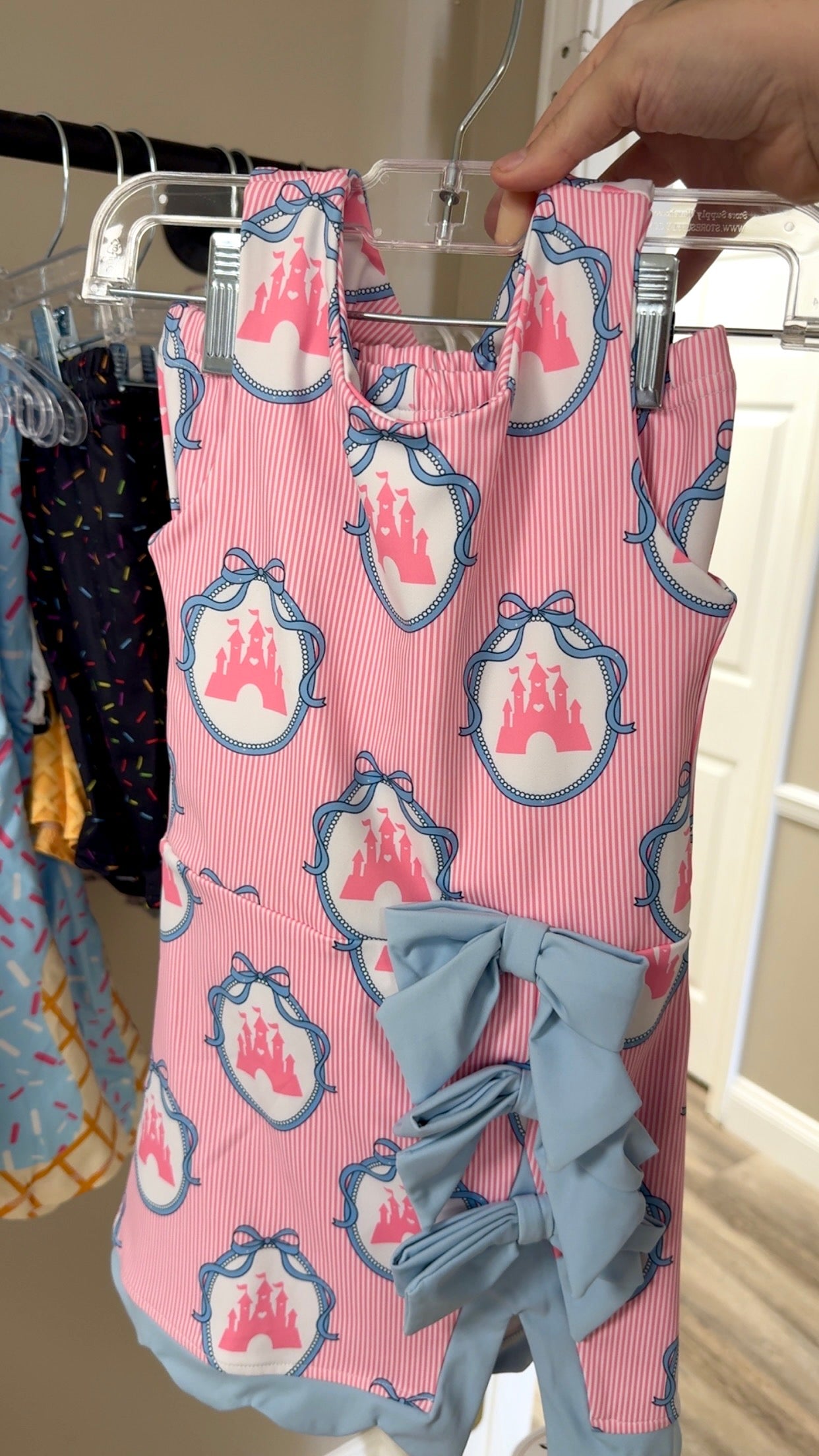 Pink Castle Athletic Set With Shorts