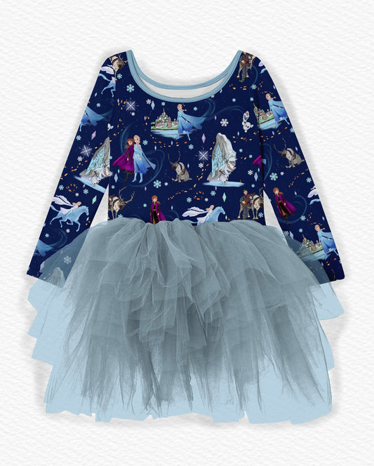 Ice Sisters Tulle Dress PREORDER *Est Ship Date Beginning of Feb.