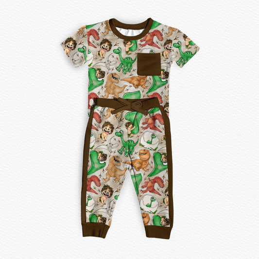 Tiny Tracks Pocket Tee Set