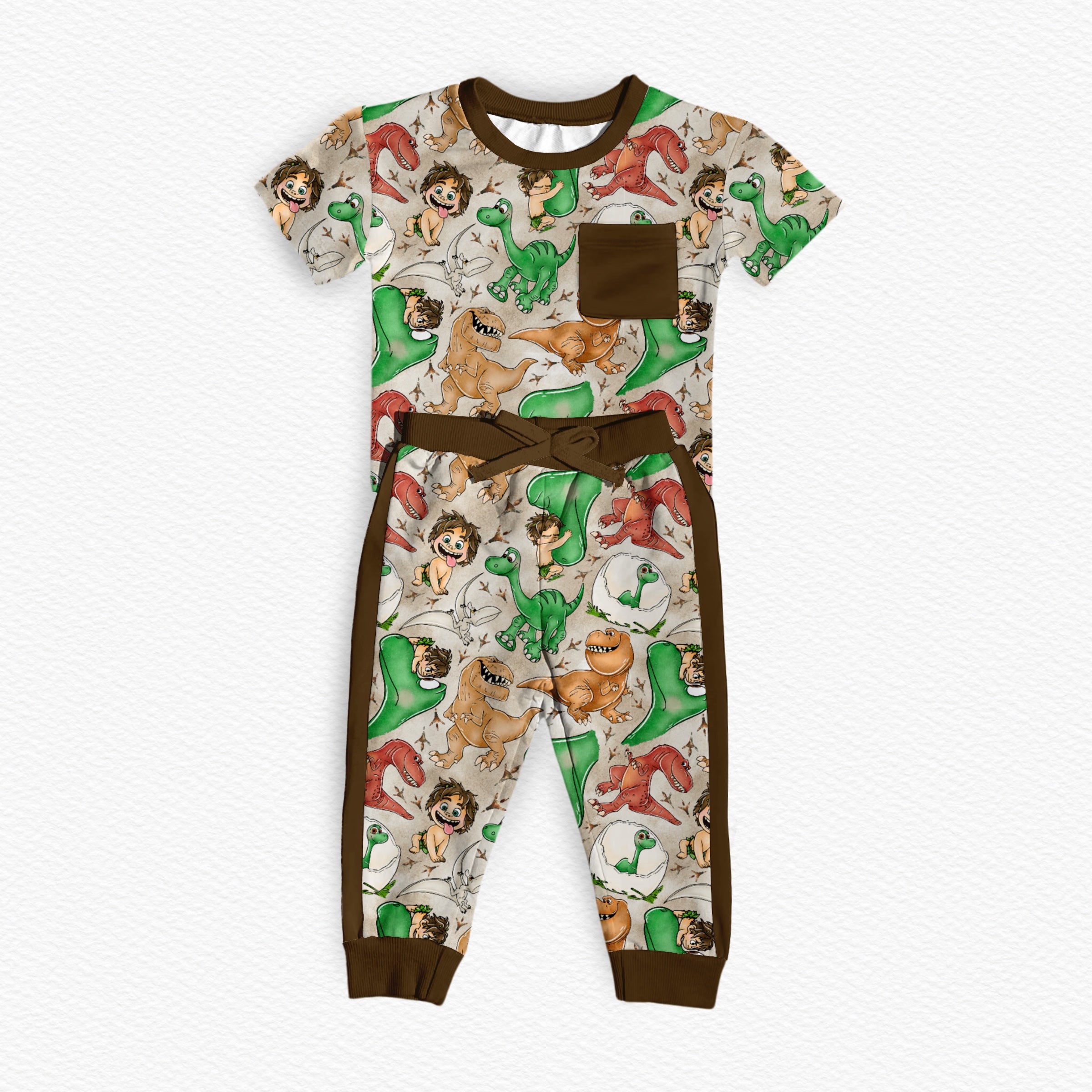 Tiny Tracks Pocket Tee Set