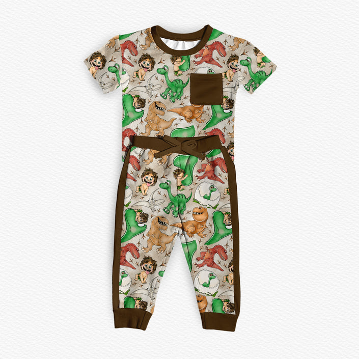 Tiny Tracks Pocket Tee Set