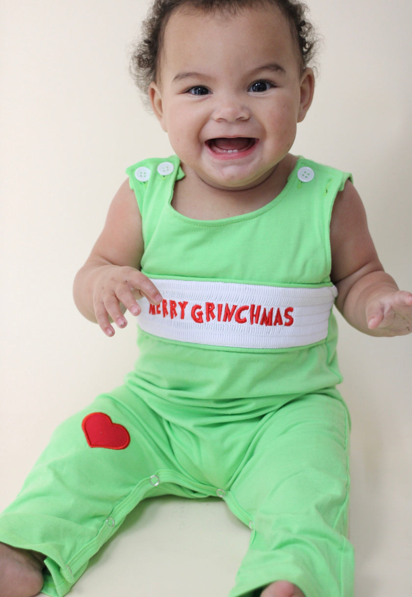 Merry Smocked Romper