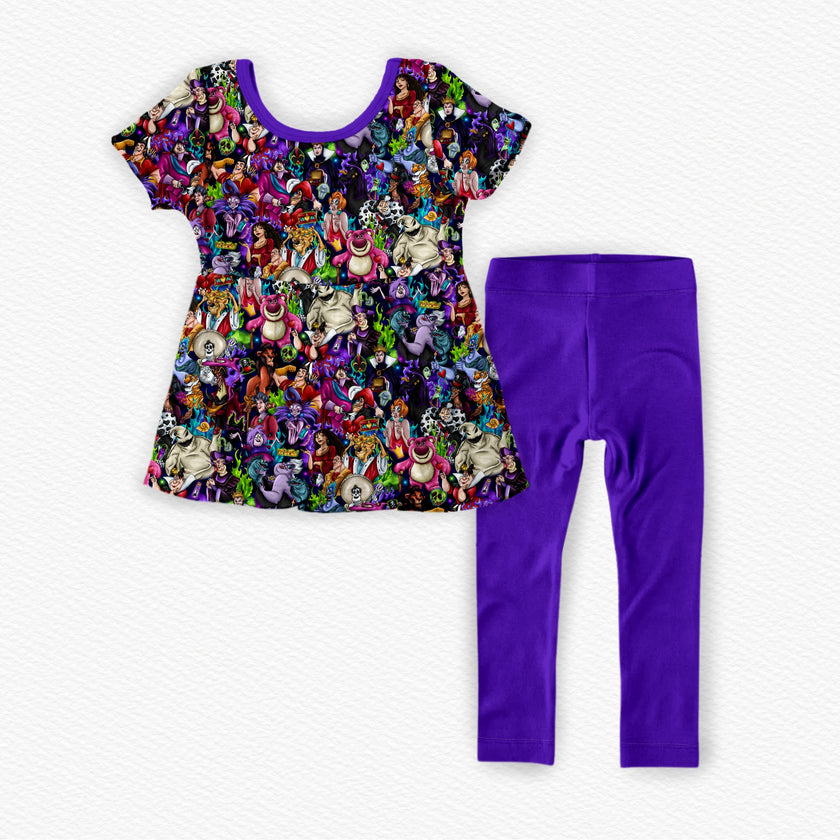 Enchanted Evil Peplum Set PREORDER EST SEPTEMBER