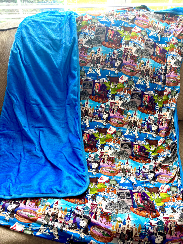Puppy Love Snuggle Beam Bamboo Blanket