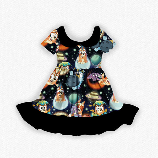 Sleepy Dog Twirl Dress