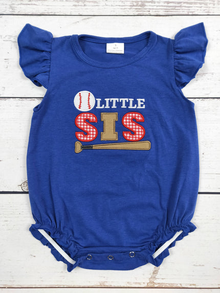Little SIS Baseball Baby Bubble