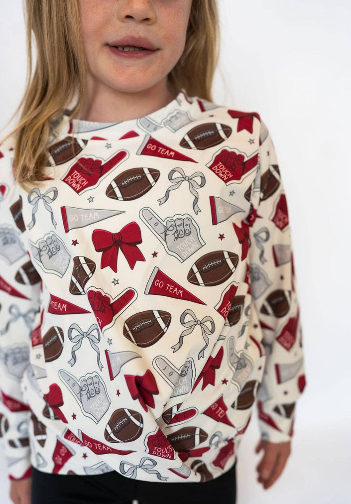 Girl's Game Day Athletic Top