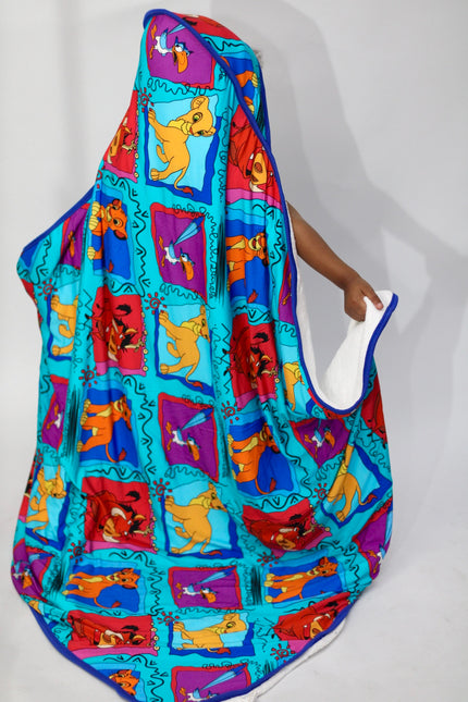 Lion Nostalgia Bamboo Hooded Towel