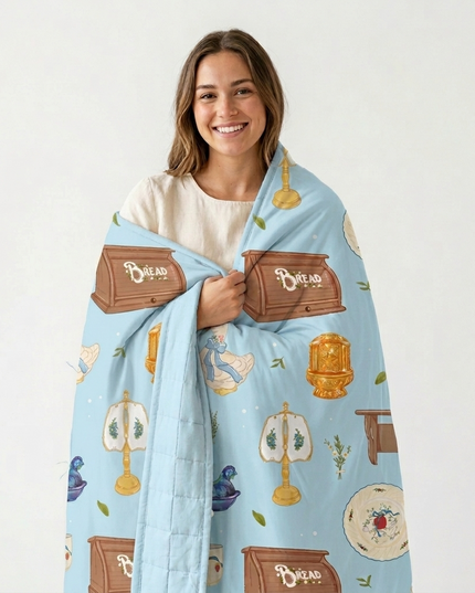 Phyllis Bleu Snuggle Beam Blanket PREORDER EST JULY