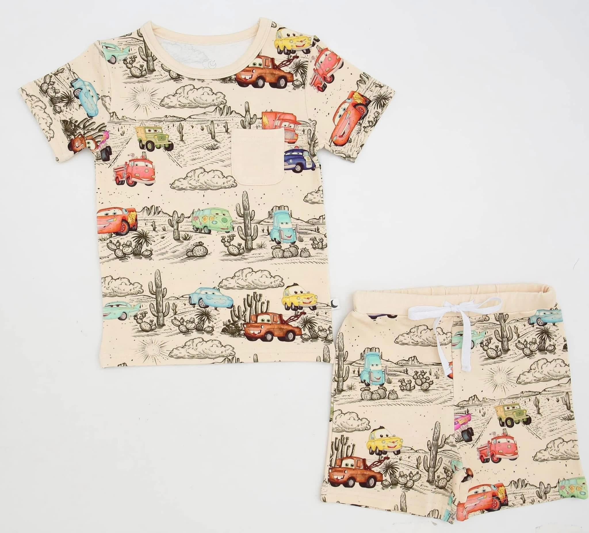 Fast Car Pocket Tee Set