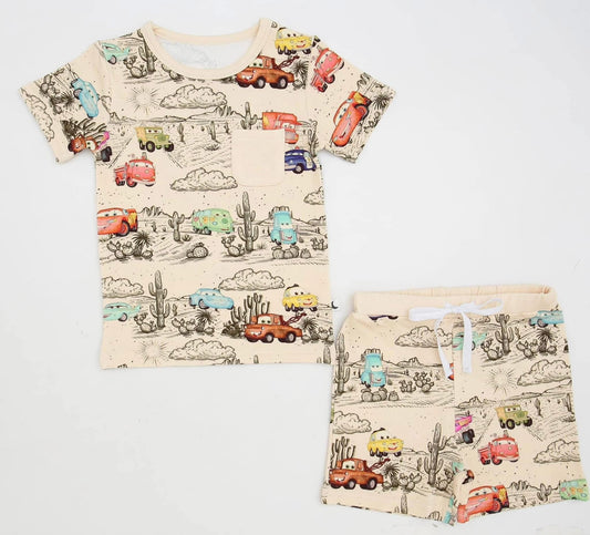 Fast Car Pocket Tee Set