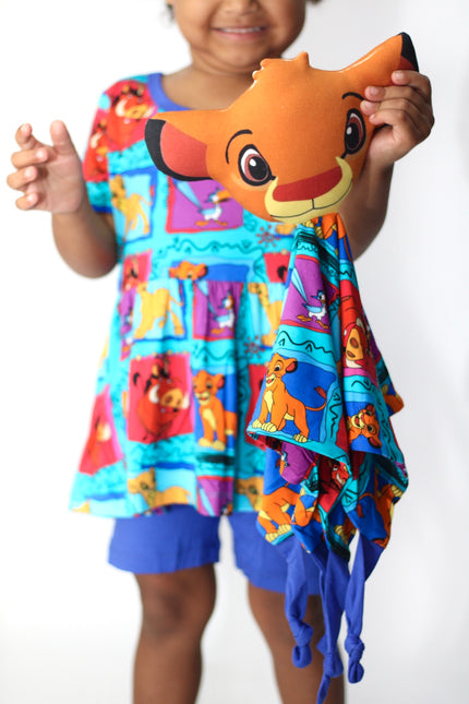 Lion Nostalgia Printed Lovey