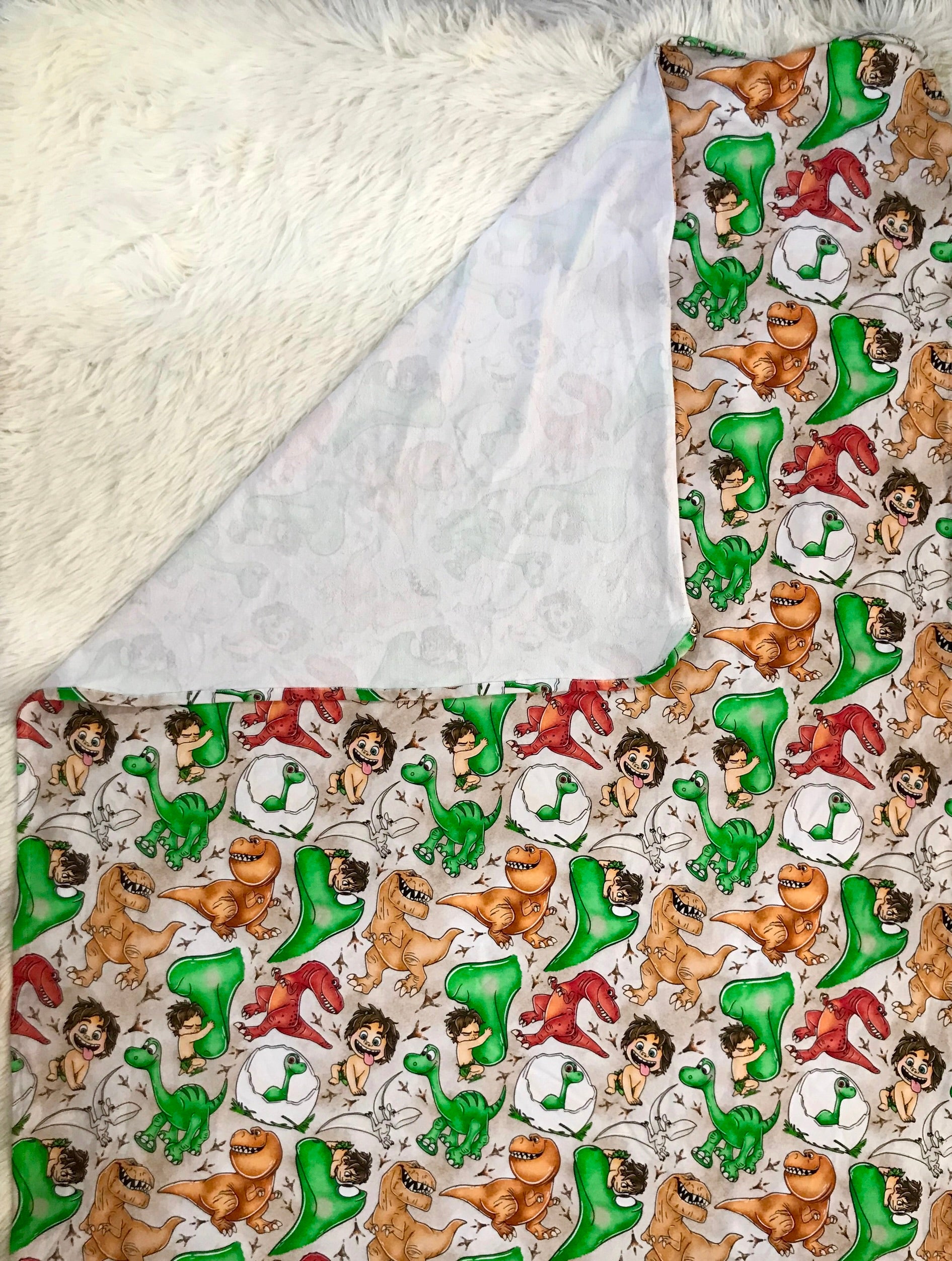 Tiny Tracks Bamboo Blanket