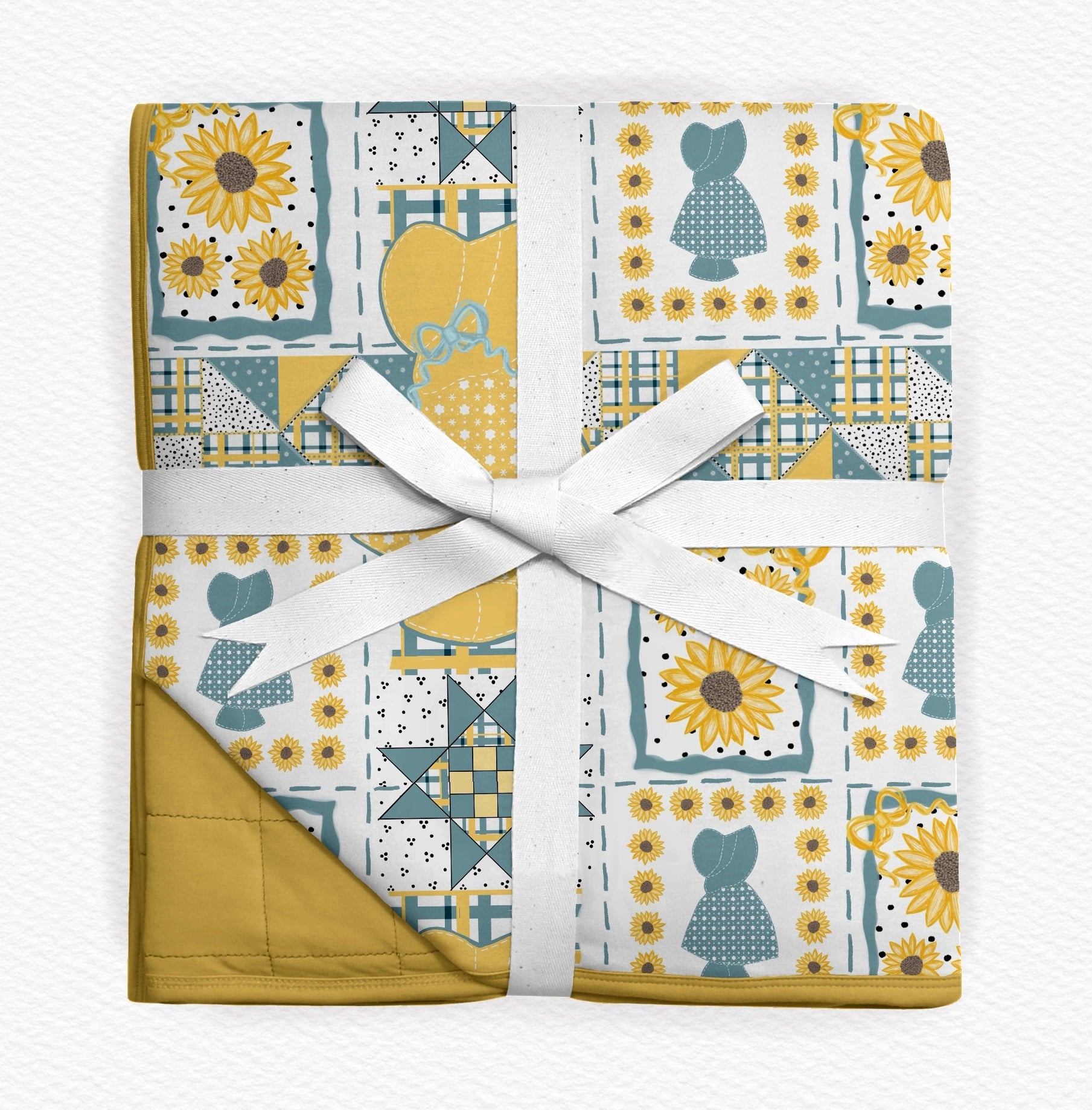 Sunshine Bonnet Snuggle Beam Blanket
