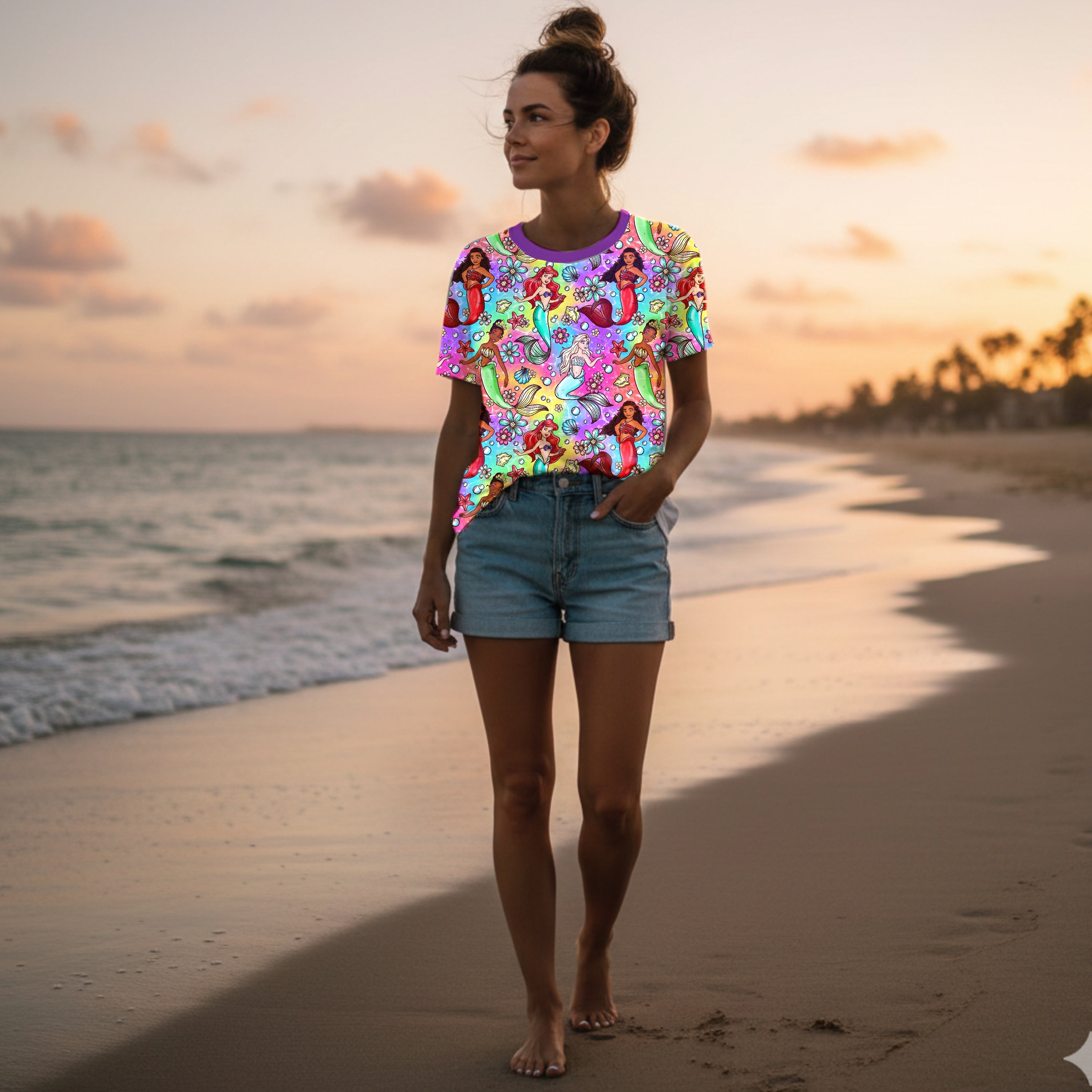 Royal Mermaid Adult Tee