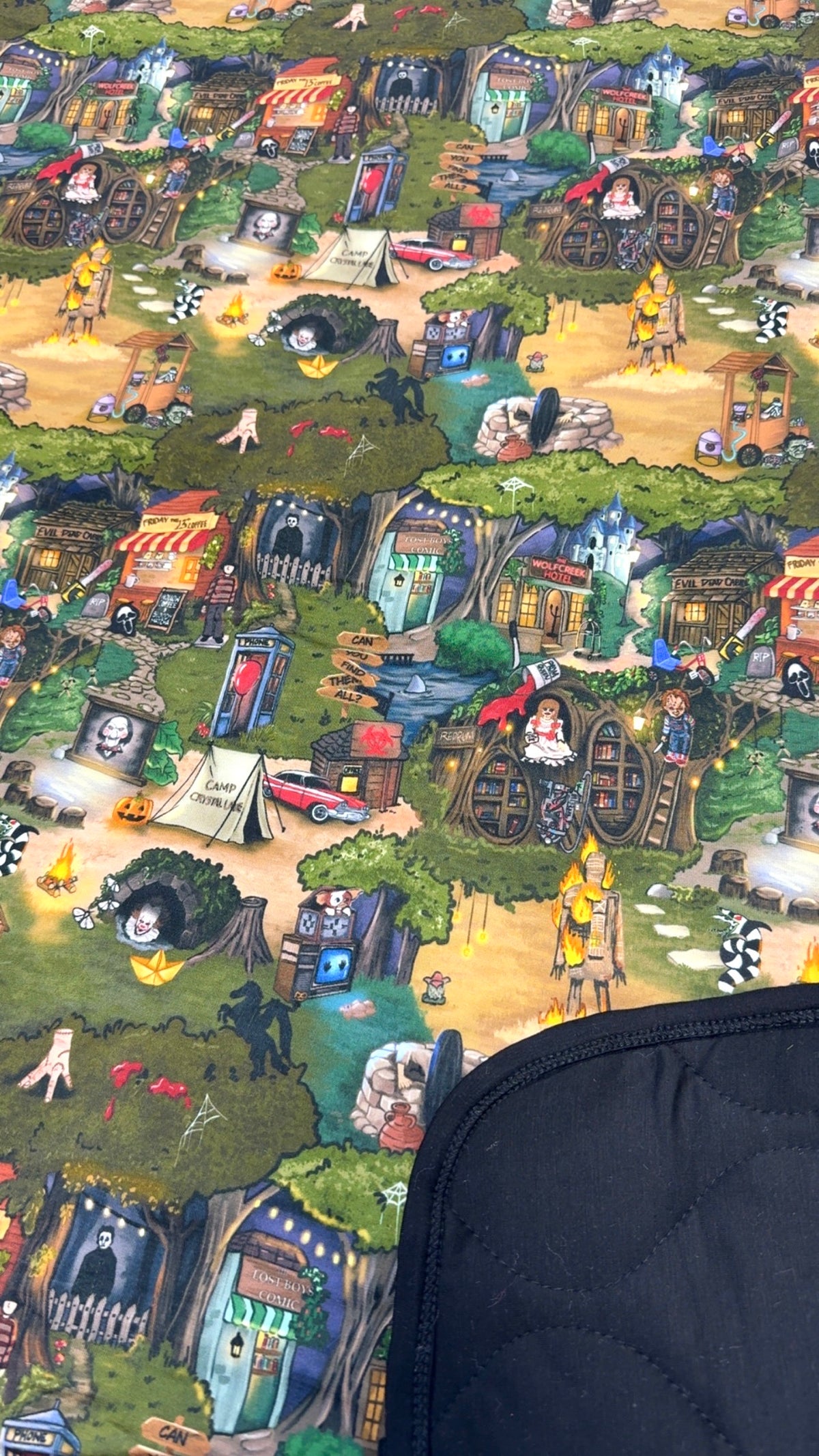 Fright Finder Quilted Blanket