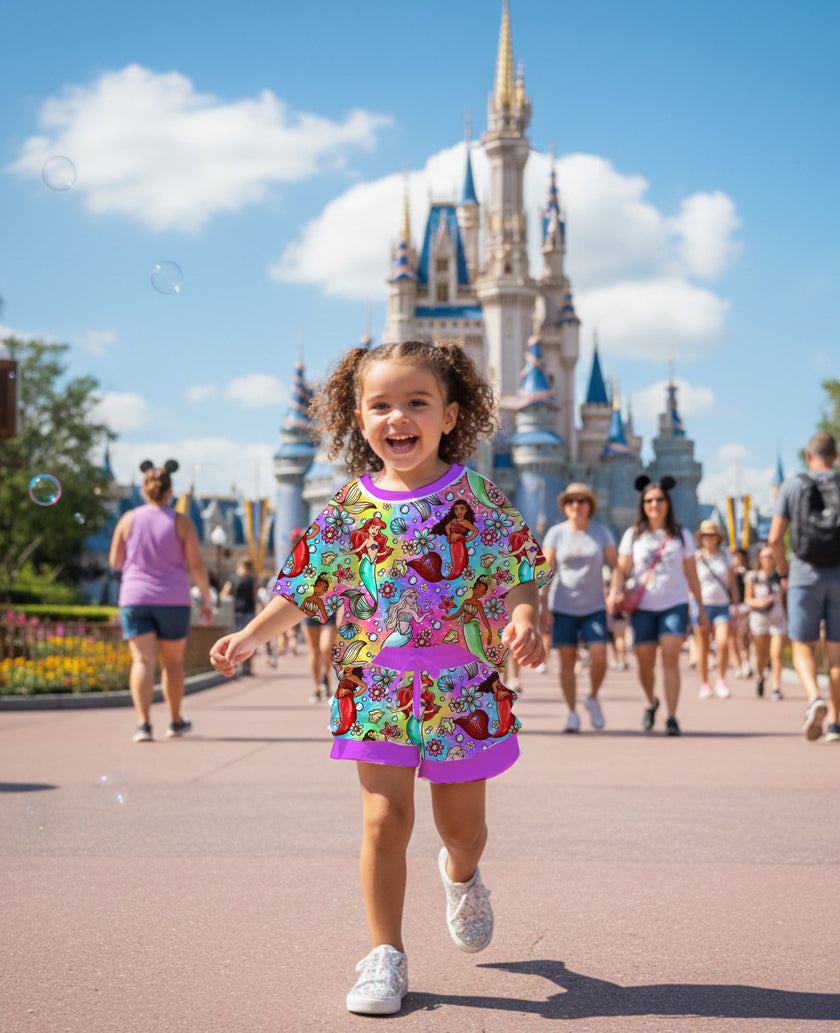 Royal Mermaid Bamboo Ruffle Set PRESALE EST MAY