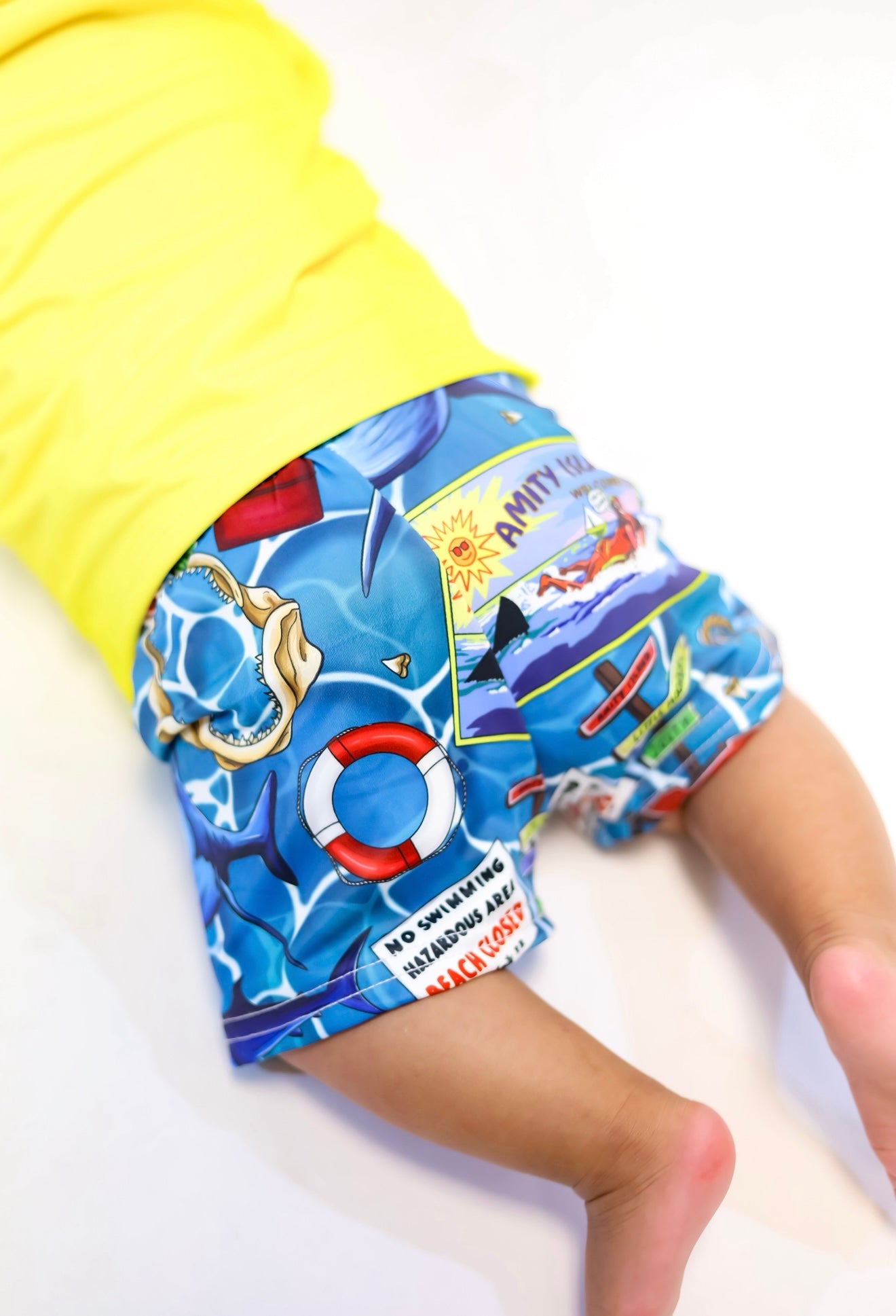 Shark Swim Trunk Set