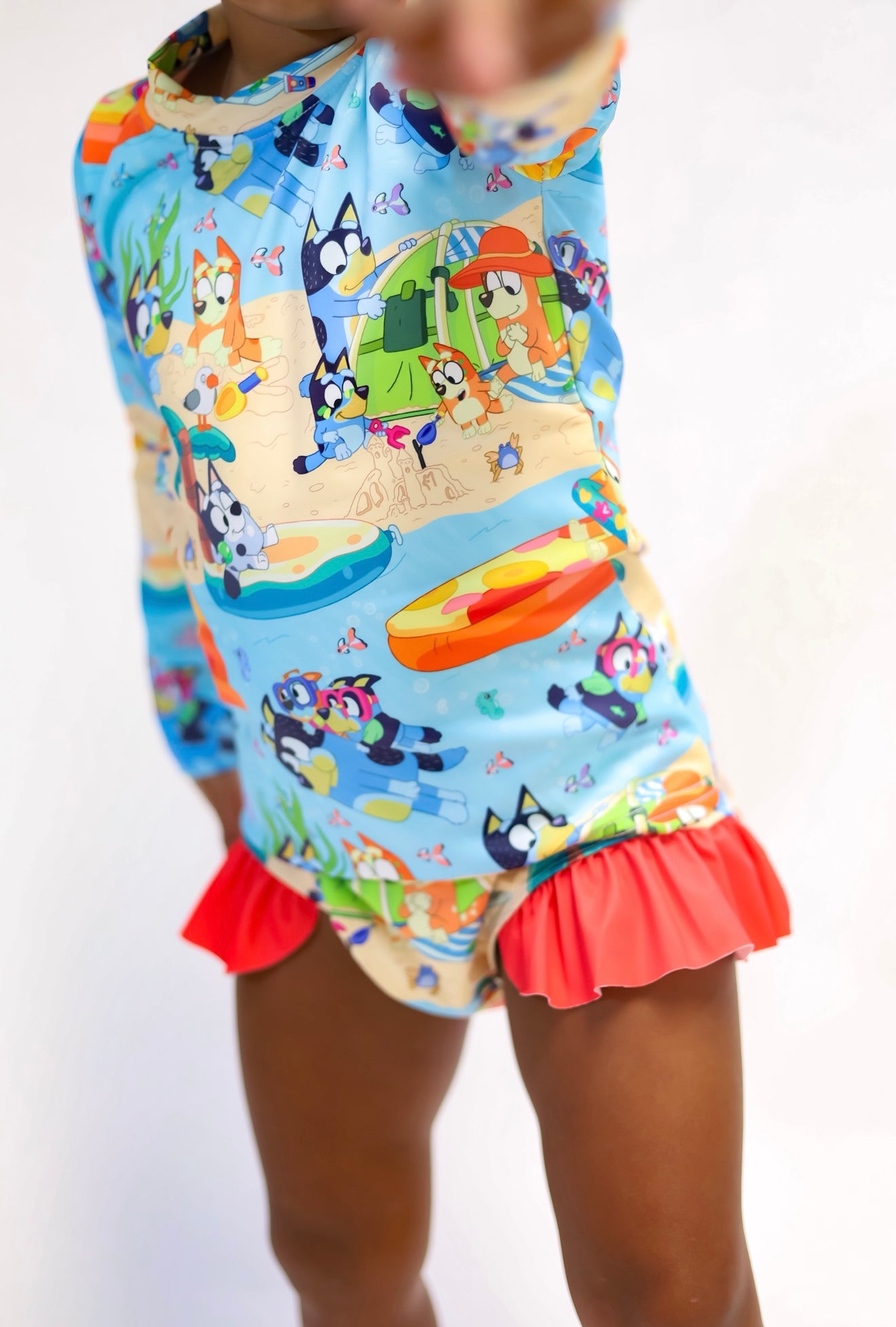 Dog Summer Swim Girl Set