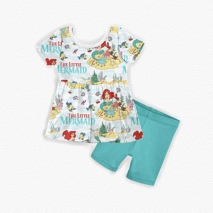 Mermaid Nostalgia Peplum Set PRESALE EST JUNE