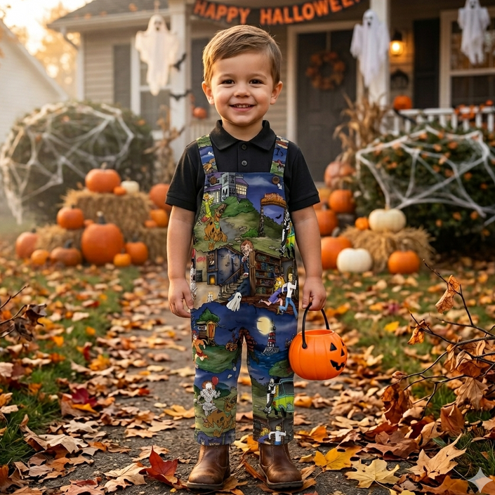 Terror Toons Overalls
