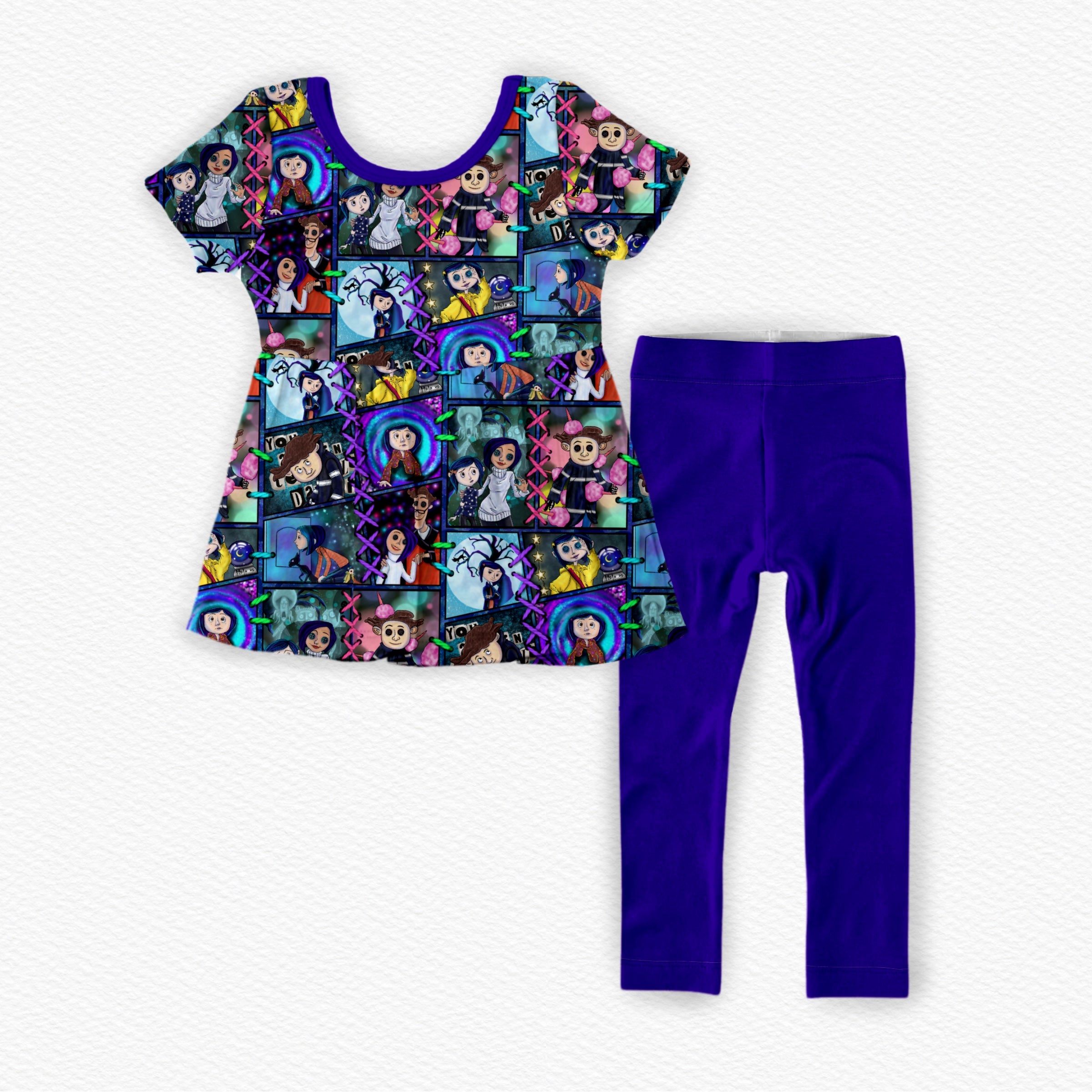 Button Peplum Set PREORDER EST SEPTEMBER