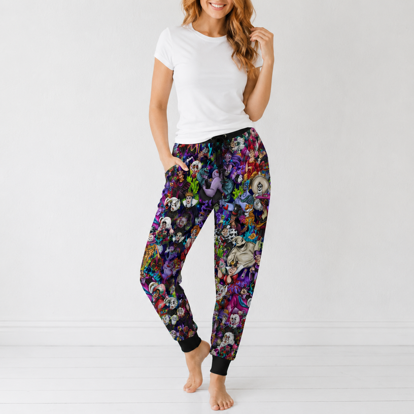 Enchanted Evil Adult Joggers PREORDER EST SEPTEMBER