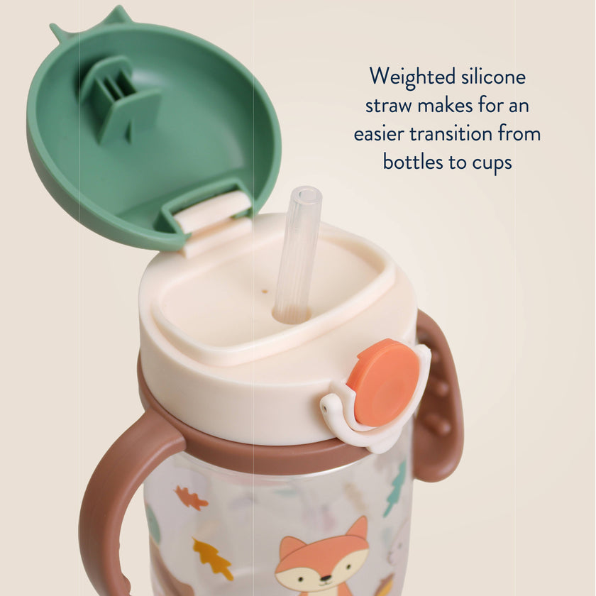 Sips - Straw Cup With Snap-Close Lid