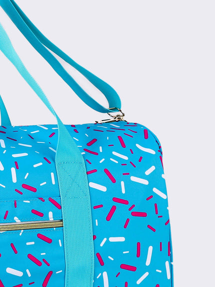 Blue Ice Cream Drip Canvas Bag