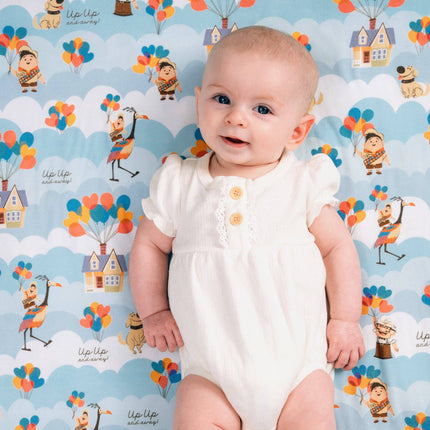 Up in The Clouds Swaddle Receiving Baby Blanket